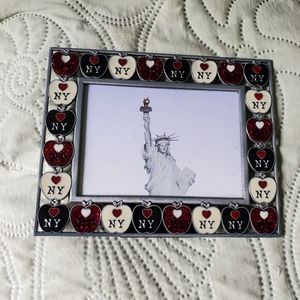 Frame I Love NY Picture Frame 4x3 New York picture frame memorabilia